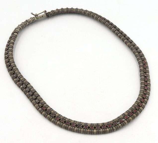 Group lot of Vintage 925 sterling silver necklaces