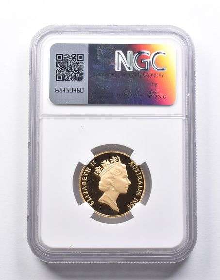 PF70 UCAM 1986 Australia 200 Gold Dollars Koala NGC