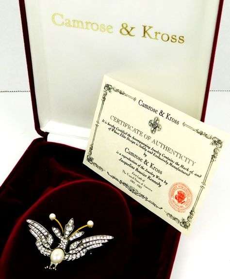 Camrose & Kross Jackie Kennedy Large Eagle Brooch