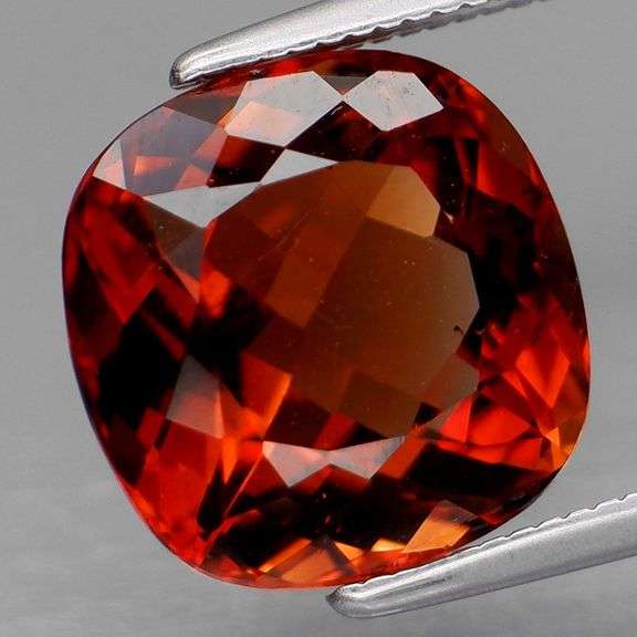 Outstanding 5.94ct eye clean whiskey red Imperial Topaz