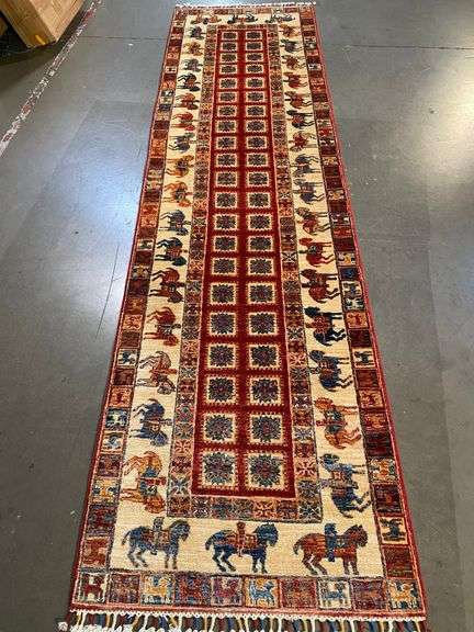 EXQUISITE UNIQUE KAZAK RUNNER 2'.7"x9'.8"
