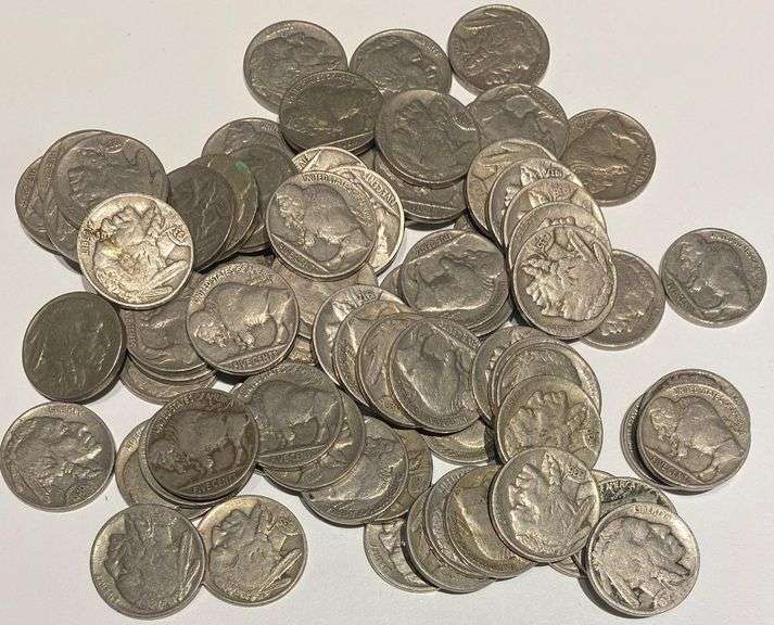 75 Full Date Buffalo Nickels