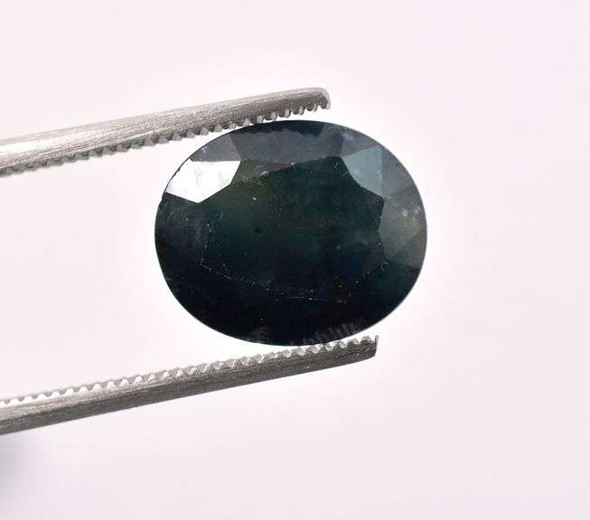 Lovely 8.18CTS Natural Oval Shaped Blue Sapphire