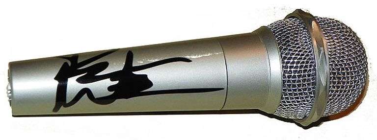 Dave Matthews Facsimile Signed Microphone