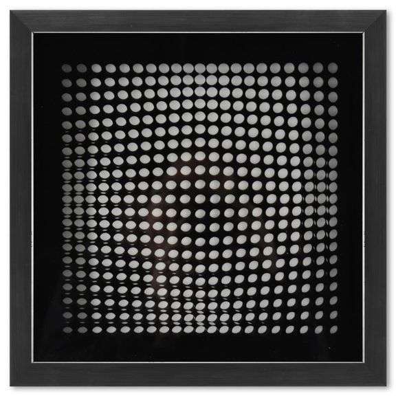 Trois Dimensions Optique de la serie Cinetiques by Vasarely