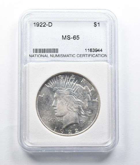 MS65 1922-D Morgan Silver Dollar NNC