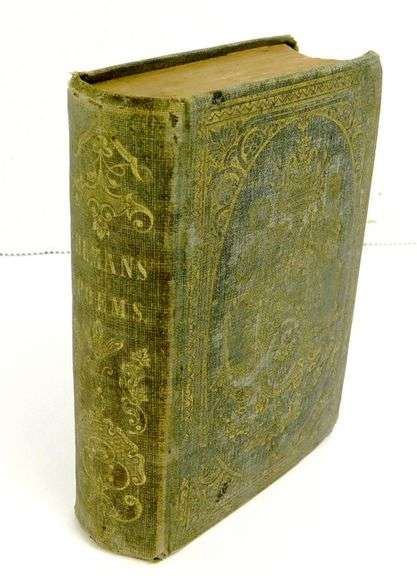 1850's Mrs. Heman's Poems Miniature Antique Book