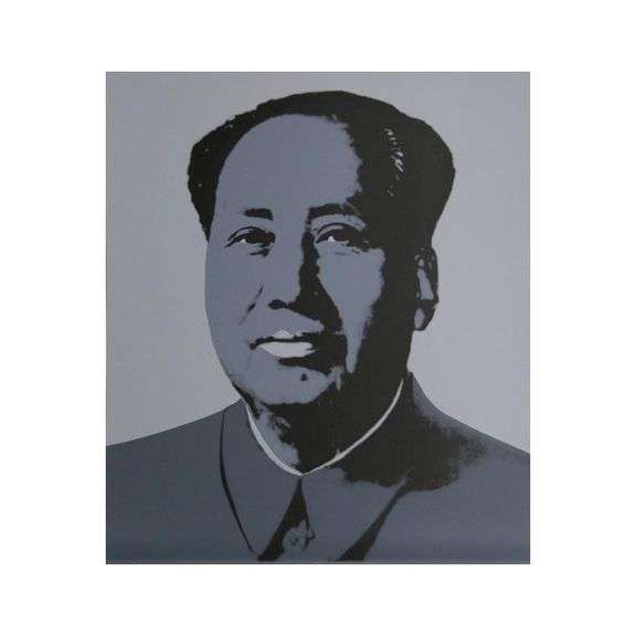 Mao Grey by Andy Warhol