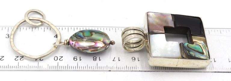 Group lot of Vintage 925 sterling silver misc jewelry