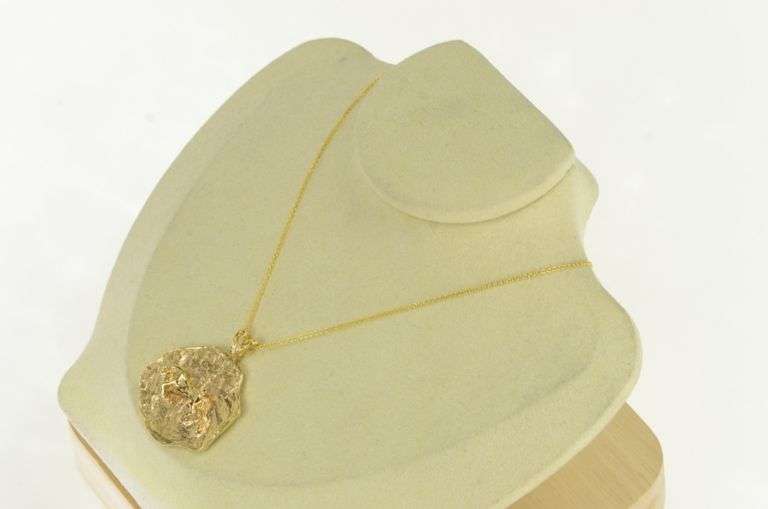 14K Yellow Gold Ornate Aries Ram Astrology Sign Zodiac Charm/Pendant