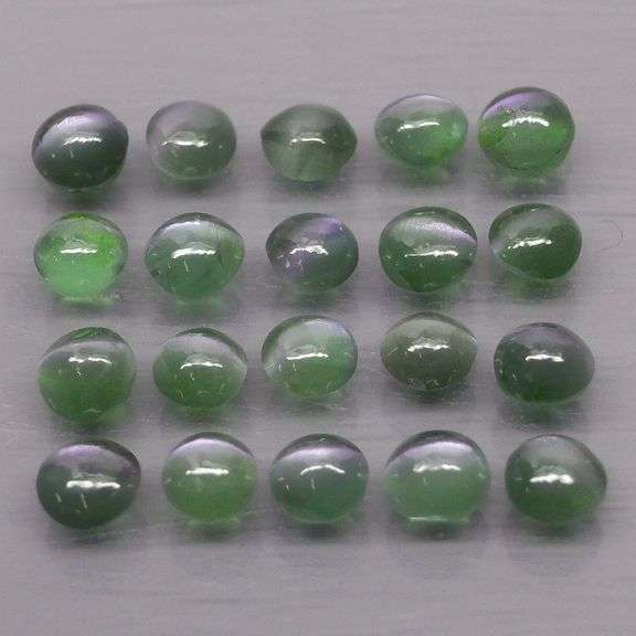 2.16ct greenish purple Cat's Eye Alexandrite set