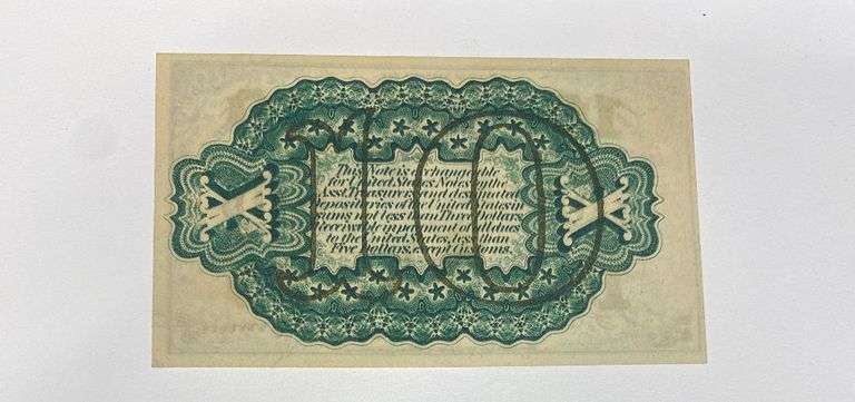 Gem 10 Cent Fractional Currency Note