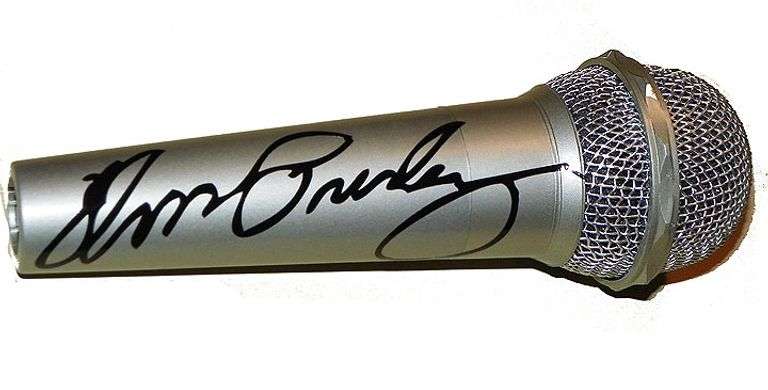 Elvis Presley Autographed Facsimile Signed Microphone