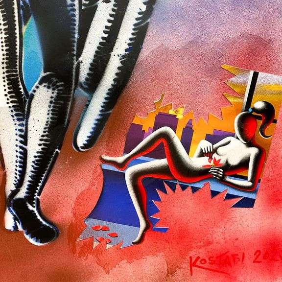 Divine Sanguinity by Mark Kostabi
