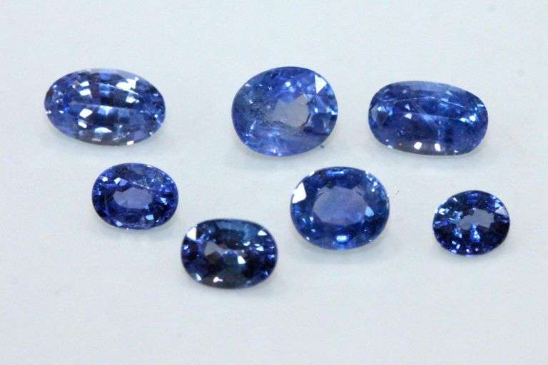 Sparkling Natural Sri Lankan Sapphires - Lot of 7