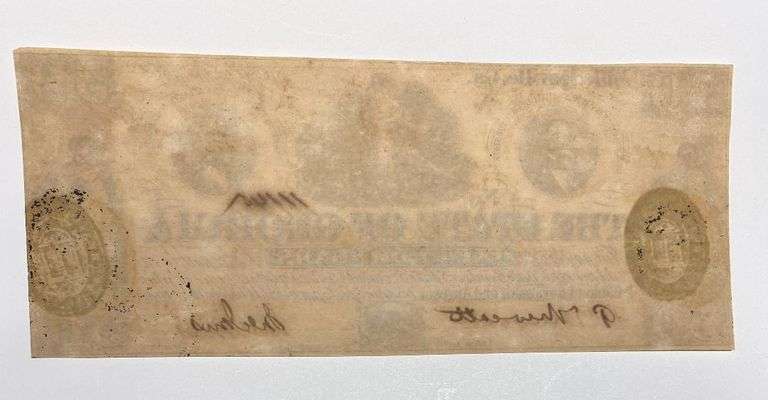 $50 State of Georgia Milledgeville Jan 15 1862 Note