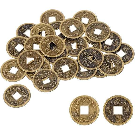Year of the Dragon Chinese Good Luck Coins