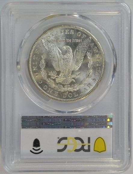 Stunning blazing Gem BU 1881-S Morgan Silver Dollar. PCGS MS65