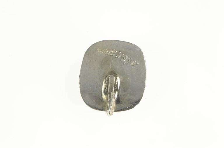 Sterling Silver Native American Artisan Turquoise Pendant