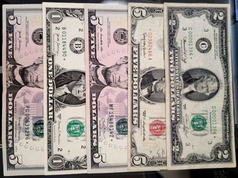 5 Different US Star Notes: 1963-2017