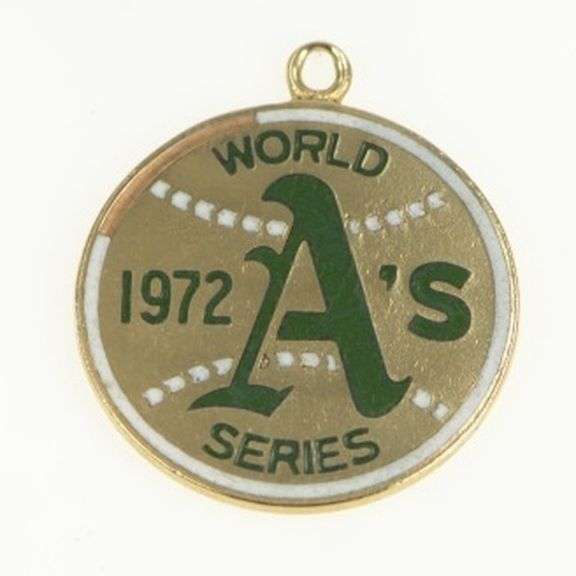 10K Yellow Gold 1972 Oakland A's World Series Champion Charm/Pendant