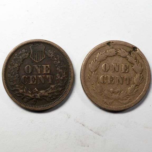 1859 1860 CN Indian Cents