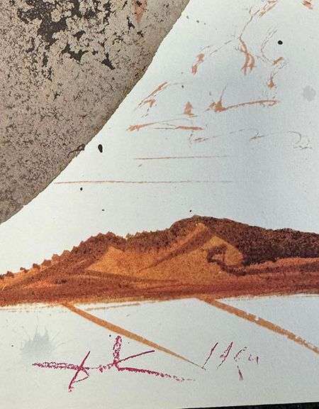 Highly Collectible and Rare Salvador Dali Original Llithograph from the  'Biblia Sacra' Suite