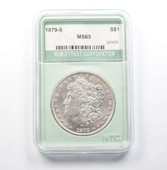 1879-S Morgan Silver Dollar MS65 NTC
