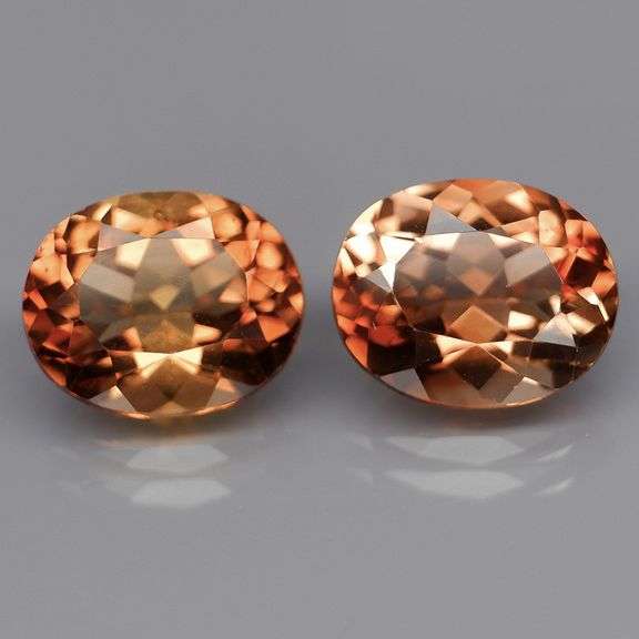 Regal 8.62ct Imperial Topaz Pair