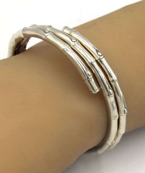 John Hardy double Coil bamboo bangle