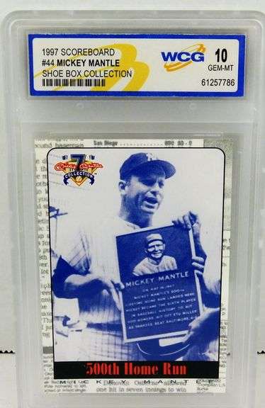 Mickey Mantle 1997 Baseball Card, 10 Gem Mint