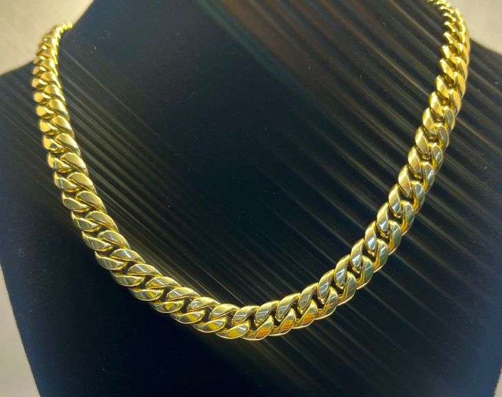 BEAUTIFUL 14K YELLOW GOLD CUBAN LINK CHAIN