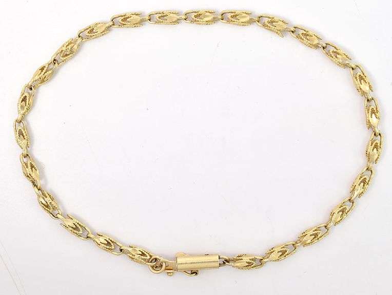 Blissful 14K Yellow Gold Fancy Link Bracelet