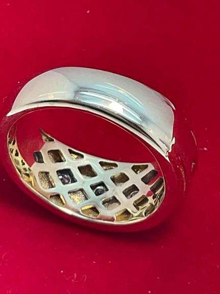 MEN'S CERTIFIED BRAND NEW 14K GOLD DIAMOND BAND