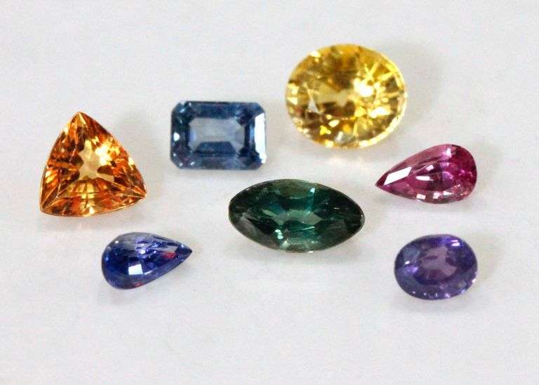 Colorful Natural Sapphire - Lot o f 7