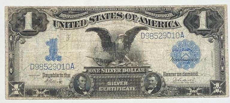 $1 Series 1899 Black Eagle Note