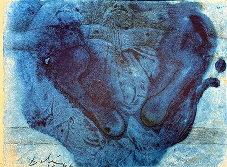 Highly Collectible and Rare Salvador Dali Original Llithograph from the  'Biblia Sacra' Suite