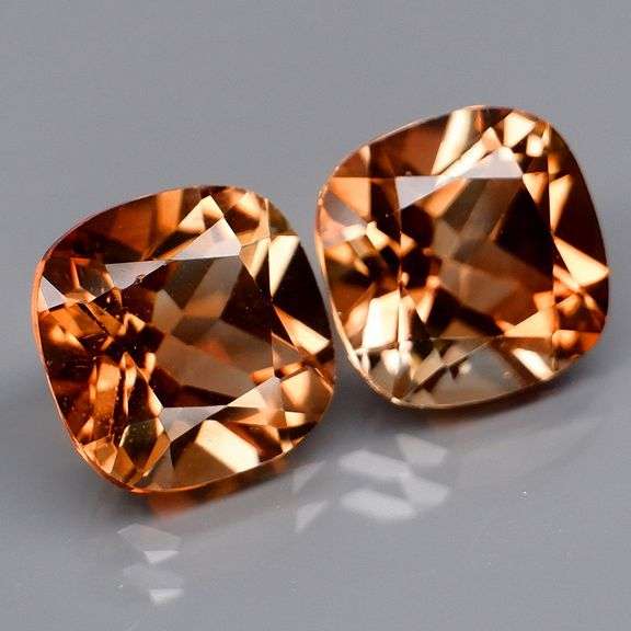 Simply brilliant 9.60ct Imperial Topaz pair
