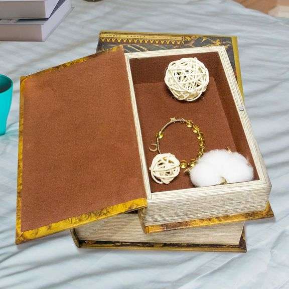 Book Style Hidden Safe Storage