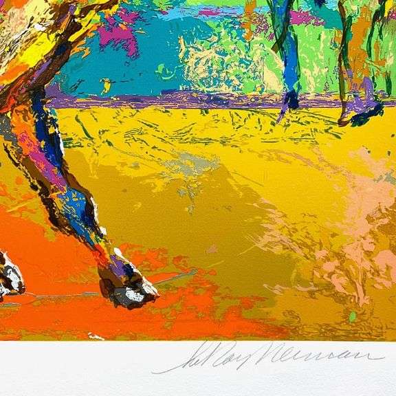 Adriano, World Champion Bull Rider by LeRoy Neiman