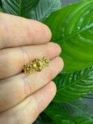 Sterling Silver Natural Gemstone Citrine Ring Size 10