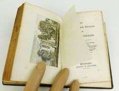1850's Mrs. Heman's Poems Miniature Antique Book
