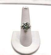 Huge Rare 8.25 Ct VVs1 Ice Blue Lab Simulated Diamond Ring