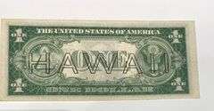 Clean $1 Hawaii Emergency Issue 1935A Silver Certificate