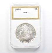1880-S Morgan Silver Dollar MS63 PCI