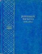 Very Nice Album of 71 Jefferson Nickels 1938-1964-D w/War Nickels