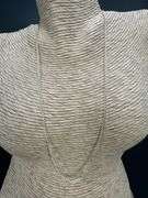 10k Yellow Gold-Hollow Pave Curb Link Chain 2mm Necklace 24"