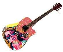 Lana Del Rey Autographed Signed Custom Graphics Photo Guitar ACOA