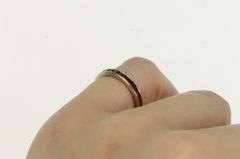 14K White Gold Art Deco Eternity Princess Ruby Wedding Band Ring