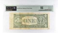 PMG 25 VF $1 1985 FRN Richmond Fr#1913-E Insufficient Inking Error